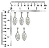 Starborn Herkimer crystal 10 carat natural pendant 4cm long 925 sterling silver