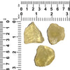 Starborn Golden Tektite Libysches Wüstenglas 100–125 Karat Stein – ein Stück