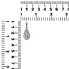 Starborn Herkimer Quartz Teardrop Style Cage Pendant 925 Sterling Silver