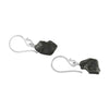 Starborn Creations Sterling Silver Sikhote Alin Meteorite Nugget Earrings