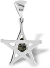 Starborn Meteorite Campo del Cielo 925 Sterling Silber 5-Punkt-Stern-Anhänger