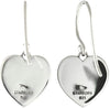 Starborn Ammolite Heart 925 Sterling Silver Earrings