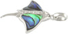 Starborn Abalone Manta Ray Anhänger aus Sterlingsilber