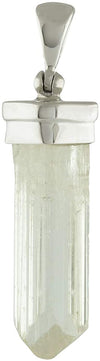 Starborn Seltener AAA-Danburit-Kristall in natürlicher Form aus 925er-Sterlingsilber