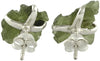 Starborn Creations Moldavite Rough Gemstone Post style earring 925 Sterling Silver