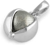 Starborn Muonionalusta Meteorite Ball in Hinged Sterling Silver Setting