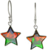 Starborn Ammolite Stern Ohrringe Sterling Silber