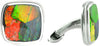 Ammolite Classic Sterling Silver Cufflinks