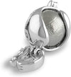 Starborn Sterling Silver Muonionalusta Meteorite Ball Pendant