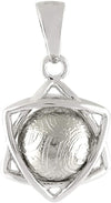 Starborn Muonionalusta Meteorite Sphere Sterling Silver Star Pendant