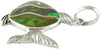 Starborn Ammolite Fish Pendant in Sterling Silver