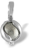 Starborn Sterling Silver Muonionalusta Meteorite Ball Pendant