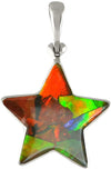 Starborn Ammolite Stern Anhänger Sterling Silber