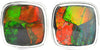 Ammolite Classic Sterling Silver Cufflinks