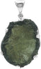 Starborn Sterling Silver Natural 40+ carat Moldavite Pendant