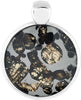 Starborn Sericho Pallasite Meteorite (Peridot Inclusions) Locket Sterling Silver Pendant