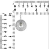 Starborn Muonionalusta Meteorit Orbit Anhänger aus Sterlingsilber