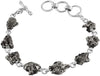 Starborn Creations Sterling Silber Campo del Cielo Meteorit-Armband