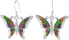 Starborn Canadian Ammolite Butterfly 925 Sterling Silver Earrings Product Name