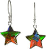 Starborn Ammolite Star Earrings Sterling Silver