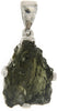 Starborn Natural 7-12 carat Moldavite Sterling Silver Pendant