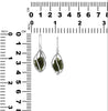 Starborn Sterling Silver Natural Moldavite Caged Earrings