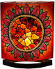 Starborn Amber lamp Sunflower Motif red