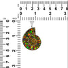 Starborn Ammolite in Ammonite Inlay Work Inlay Sterling Silver Pendant