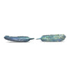 Handgefertigte Abalone-Muschelfeder, 47–49 mm