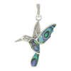 Starborn Abalone Hummingbird Pendant in Sterling Silver