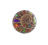 Ammonite with Ammolite Inlay Round Cabochons 18mm - 1 piece