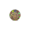 Ammonite with Ammolite Inlay Cabochons 18-19mm round
