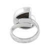 Starborn Ammonit mit Abalone-Muschel-Inlay-Ring aus Sterlingsilber 