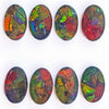 Ammolite Oval Cabochons 26mm - 8 pieces