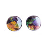 Ammolite Round Cabochons 11mm - 1 pair