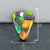 Ammolite Free-Form Triangle Cabochon 24mm - 1 piece