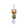 Starborn Ammolite Indoor Katzen-Silhouette-Anhänger aus Sterlingsilber 