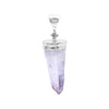 Starborn Amethyst Crystal Point Pendant in Sterling Silver