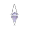 Starborn Amethyst Flammenkäfig-Anhänger aus Sterlingsilber 