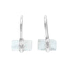 Starborn Aquamarine Crystal Sterling Silver Drop Earrings