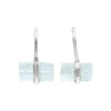 Starborn Aquamarine Crystal Sterling Silver Drop Earrings