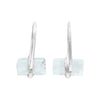 Starborn Aquamarine Crystal Sterling Silver Drop Earrings