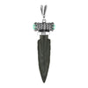 Starborn Scythian Arrowhead Turquoise Pendant in Sterling Silver