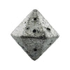 Beta-Quarzkristall mit Silberbeschichtung, 10–15 mm 