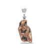 Starborn Free-Form Medium Copper Pendant in Sterling Silver