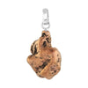 Starborn Free-form Copper Pendant in Sterling Silver