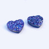 Drusy Herz Cabochons 10mm - 1 Paar