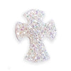 Drusy Cross Cabochons 20mm - 8 pieces
