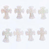 Drusy Cross Cabochons 20mm - 8 pieces