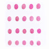 Drusy Hot Pink Small Oval Cabochons 7mm - 20 pieces
